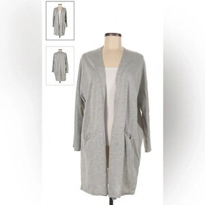 DONNI. | Anthropologie | Ribbed | Open Front | Cardigan | Cream & Beige | OSFA